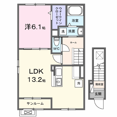 グラン・パティオⅠ 201【管理NO：1-028702901-02010】 ★家具家電は申し込み後に搬入します★ ★2027年03月上旬入居可能★の物件画像