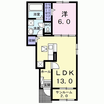 ディアコートⅡ 103【管理NO：1-026825401-01030】 ★家具家電は申し込み後に搬入します★ ★2026年10月中旬入居可能★の物件画像