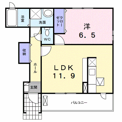 アムールＣ 102【管理NO：1-013904301-01020】 ★家具家電は申し込み後に搬入します★ ★2026年10月中旬入居可能★の物件画像