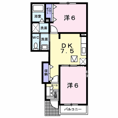 サングリーンＡ 104【管理NO：1-013366201-01040】 ★家具家電は申し込み後に搬入します★ ★2026年11月中旬入居可能★の物件画像