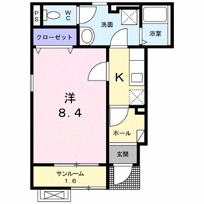 エコルポアイＭ 101【管理NO：1-019631501-01010】 ★家具家電は申し込み後に搬入します★ ★2026年10月中旬入居可能★の物件画像