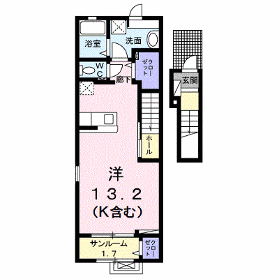 ノムラ・シュロスＢ 205【管理NO：1-025574302-02050】 ★家具家電は申し込み後に搬入します★ ★2026年11月中旬入居可能★の物件画像