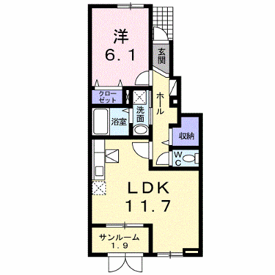 アンジュ 103【管理NO：1-021242501-01030】 ★家具家電は申し込み後に搬入します★の物件画像