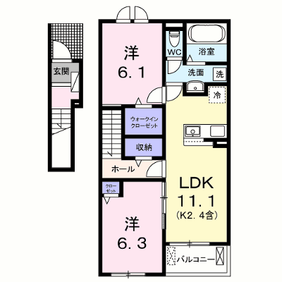 リバーテラスＫ 202【管理NO：1-027875001-02020】 ★家具家電は申し込み後に搬入します★ ★2026年11月中旬入居可能★の物件画像