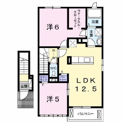 カルム・グラースⅡ 202【管理NO：1-022285702-02020】 ★家具家電は申し込み後に搬入します★ ★2026年10月下旬入居可能★の物件画像