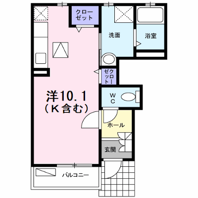 カーサ・エフィシエンシー 103【管理NO：1-014856801-01030】 ★家具家電は申し込み後に搬入します★ ★2026年10月中旬入居可能★の物件画像