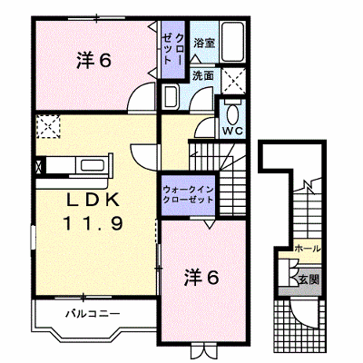 ブライトノーバ 201【管理NO：1-013293201-02010】 ★家具家電は申し込み後に搬入します★の物件画像