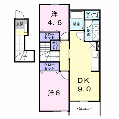 エステート雅 203【管理NO：1-012218701-02030】 ★家具家電は申し込み後に搬入します★ ★2026年10月中旬入居可能★の物件画像