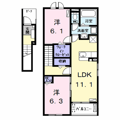 ルミエール中野新町 201【管理NO：1-027365901-02010】 ★家具家電は申し込み後に搬入します★の物件画像