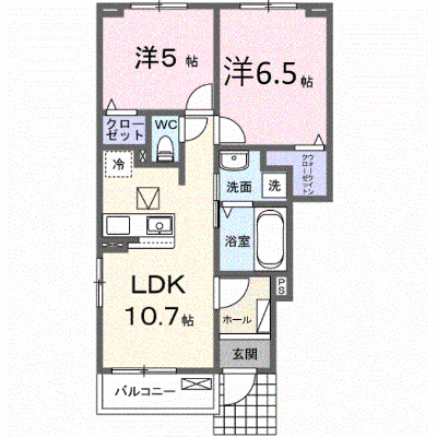 グラン・リュクス・ウエスト 101【管理NO：1-028228001-01010】 ★家具家電は申し込み後に搬入します★ ★2027年02月上旬入居可能★の物件画像