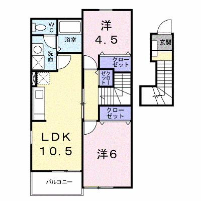 センプリーチェ　Ａ 205【管理NO：1-011426401-02040】 ★家具家電は申し込み後に搬入します★ ★2026年09月中旬入居可能★の物件画像