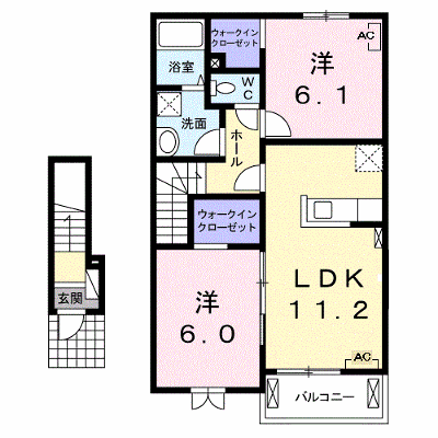 サクラヒルズ 205【管理NO：1-020147501-02040】 ★家具家電は申し込み後に搬入します★ ★2026年10月上旬入居可能★の物件画像