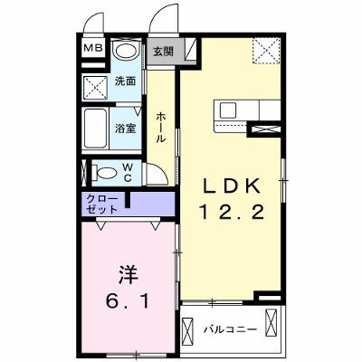 プリートモーデ 201【管理NO：1-025264101-02010】 ★家具家電は申し込み後に搬入します★ ★2026年10月上旬入居可能★の物件画像
