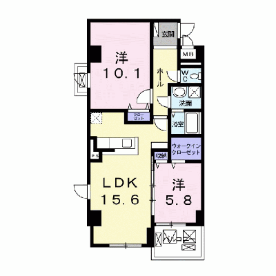 エアリーヒルズ芦屋 305【管理NO：1-019706501-03050】 ★家具家電は申し込み後に搬入します★ ★2026年10月上旬入居可能★の物件画像