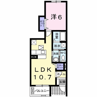 ベル　アンジュ 101【管理NO：1-014650801-01010】 ★家具家電は申し込み後に搬入します★ ★2026年10月中旬入居可能★の物件画像