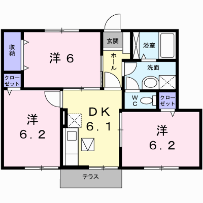 サンライト・ヴィラⅠ 102【管理NO：1-011738401-01020】 ★家具家電は申し込み後に搬入します★ ★2026年10月上旬入居可能★の物件画像
