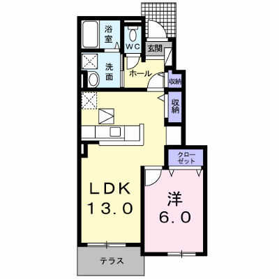 サントノーレⅡ 103【管理NO：1-020750602-01030】 ★家具家電は申し込み後に搬入します★ ★2026年10月中旬入居可能★の物件画像