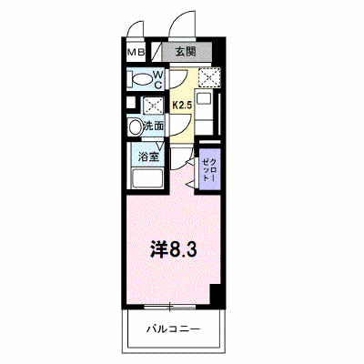 パラドール 503【管理NO：1-027294401-05030】 ★家具家電は申し込み後に搬入します★ ★2026年12月下旬入居可能★の物件画像