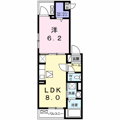プラシード 102【管理NO：1-025211201-01020】 ★家具家電は申し込み後に搬入します★ ★2026年10月中旬入居可能★の物件画像