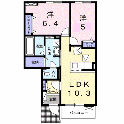 ラフレーゼ 106【管理NO：1-025609401-01050】 ★家具家電は申し込み後に搬入します★ ★2026年09月中旬入居可能★の物件画像