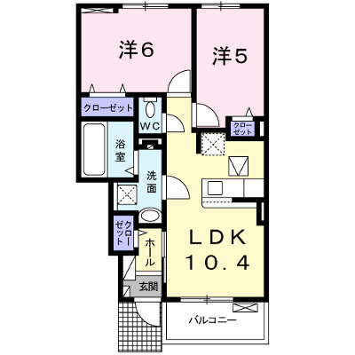 モンブランⅡ 103【管理NO：1-024930702-01030】 ★家具家電は申し込み後に搬入します★ ★2026年09月下旬入居可能★の物件画像