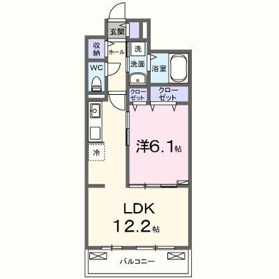 グランツ２６ 302【管理NO：1-028121401-03020】 ★家具家電は申し込み後に搬入します★の物件画像