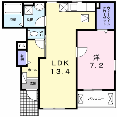メゾン・ド・カルムⅡ 102【管理NO：1-017992601-01020】 ★家具家電は申し込み後に搬入します★の物件画像
