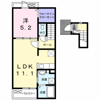 ギャラクシィ　Ⅲ 202【管理NO：1-025135801-02020】 ★家具家電は申し込み後に搬入します★ ★2026年09月中旬入居可能★の物件画像