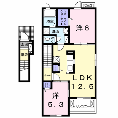 オルテンシアⅠ 201【管理NO：1-022514601-02010】 ★家具家電は申し込み後に搬入します★ ★2026年09月中旬入居可能★の物件画像