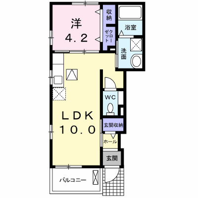 カーサ・セレーノＡ 101【管理NO：1-019277401-01010】 ★家具家電は申し込み後に搬入します★ ★2026年10月中旬入居可能★の物件画像