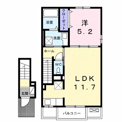 クルールＢ 205【管理NO：1-027113602-02040】 ★家具家電は申し込み後に搬入します★ ★2026年10月下旬入居可能★の物件画像