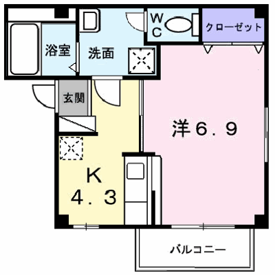 グリシーヌメゾン・ＭＫ 202【管理NO：1-011744701-02020】 ★家具家電は申し込み後に搬入します★ ★2026年10月上旬入居可能★の物件画像