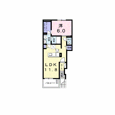 イニツィアーレ 105【管理NO：1-021901701-01040】 ★家具家電は申し込み後に搬入します★ ★2026年10月下旬入居可能★の物件画像