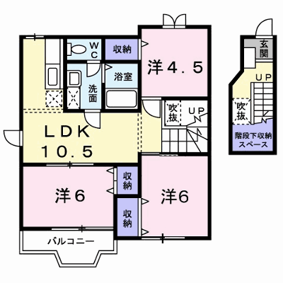 メゾンシャルマンＣ 202【管理NO：1-007519703-02020】 ★家具家電は申し込み後に搬入します★ ★2026年10月中旬入居可能★の物件画像