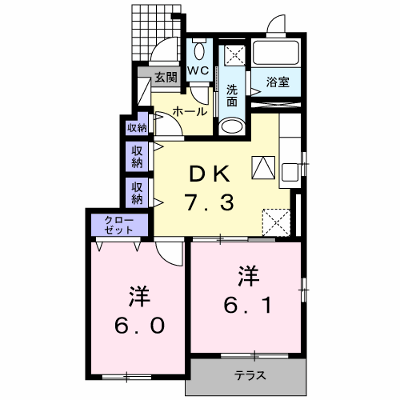 ライツェント・シックⅡ 101【管理NO：1-017607902-01010】 ★家具家電は申し込み後に搬入します★ ★2026年10月中旬入居可能★の物件画像