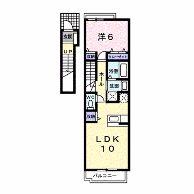 ブリッサ大安寺 202【管理NO：1-014382801-02020】 ★家具家電は申し込み後に搬入します★ ★2026年10月中旬入居可能★の物件画像