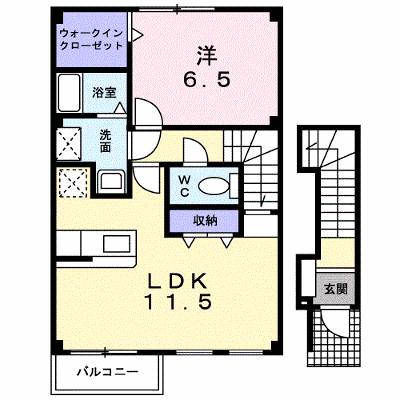 サンセレノ 201【管理NO：1-014313501-02010】 ★家具家電は申し込み後に搬入します★ ★2026年10月中旬入居可能★の物件画像