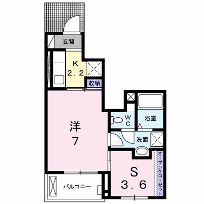 センターポイントⅠ 103【管理NO：1-023016301-01030】 ★家具家電は申し込み後に搬入します★ ★2026年10月中旬入居可能★の物件画像