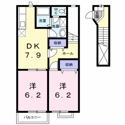 サンライト・パレス 202【管理NO：1-009699201-02020】 ★家具家電は申し込み後に搬入します★ ★2026年09月下旬入居可能★の物件画像
