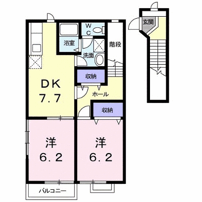 カサ　フェリスＡ棟 203【管理NO：1-007823601-02030】 ★家具家電は申し込み後に搬入します★ ★2026年11月中旬入居可能★の物件画像