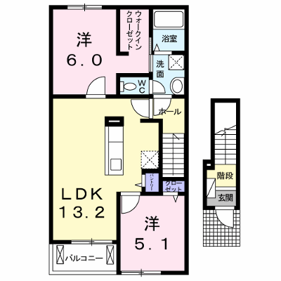リバーサイド真倉　Ｈ 203【管理NO：1-020504004-02030】 ★家具家電は申し込み後に搬入します★ ★2026年10月中旬入居可能★の物件画像