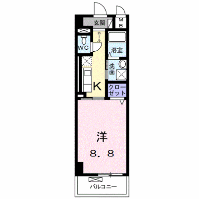 ラフィーネ不動　湯田 406【管理NO：1-016474101-04060】 ★家具家電は申し込み後に搬入します★の物件画像
