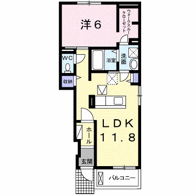 ヴィラ・コリーヌＢ 103【管理NO：1-023885202-01030】 ★家具家電は申し込み後に搬入します★ ★2026年09月上旬入居可能★の物件画像