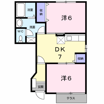 エルグルーヴ 102【管理NO：1-009507401-01020】 ★家具家電は申し込み後に搬入します★ ★2026年10月上旬入居可能★の物件画像