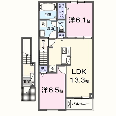 マイライフ直方Ⅲ 203【管理NO：1-027913601-02030】 ★家具家電は申し込み後に搬入します★の物件画像