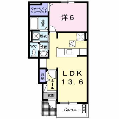 エヴァーグリーン三間寺　Ⅱ 102【管理NO：1-020062201-01020】 ★家具家電は申し込み後に搬入します★ ★2026年10月中旬入居可能★の物件画像
