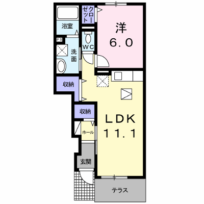 ボヌールエスパスⅣ番館 102【管理NO：1-016882501-01020】 ★家具家電は申し込み後に搬入します★ ★2026年10月中旬入居可能★の物件画像