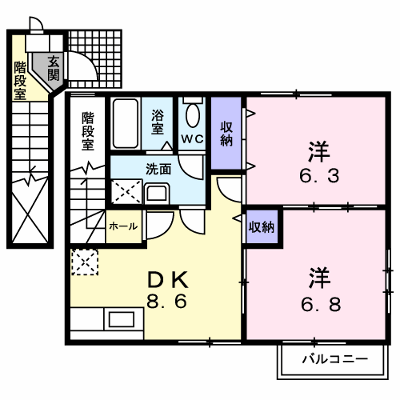 ラフィネⅠ 201【管理NO：1-011302301-02010】 ★家具家電は申し込み後に搬入します★ ★2026年10月上旬入居可能★の物件画像
