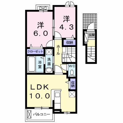 マーレ・インテルノⅤ 203【管理NO：1-024859104-02030】 ★家具家電は申し込み後に搬入します★ ★2026年10月中旬入居可能★の物件画像