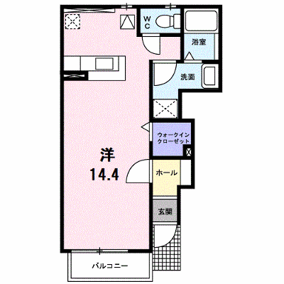 ソレア－ドミナミ 102【管理NO：1-011771801-01020】 ★家具家電は申し込み後に搬入します★ ★2026年09月中旬入居可能★の物件画像